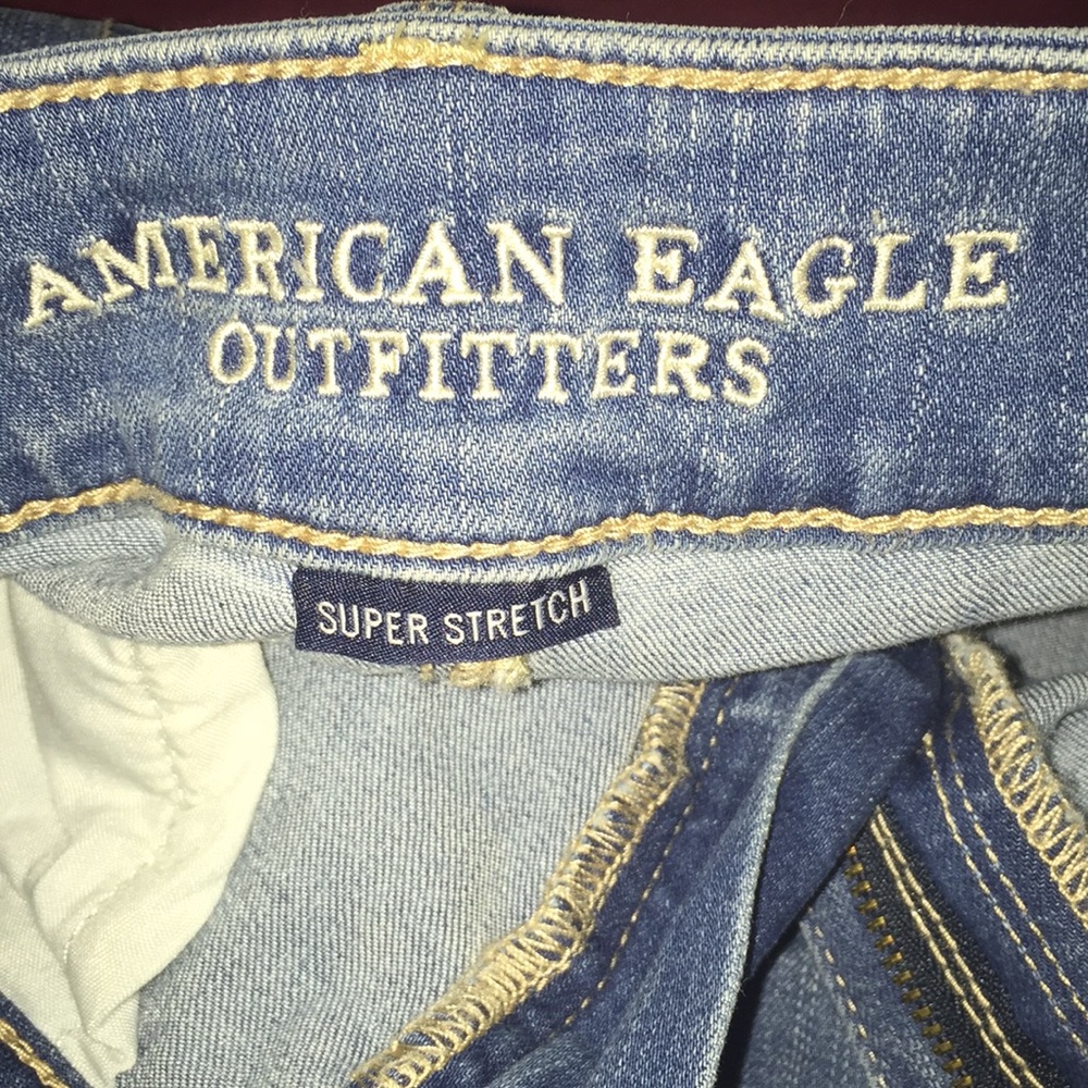 American Eagle outfitters artist crop jeans